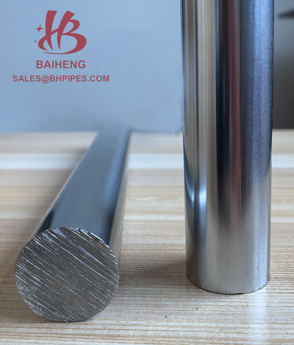 45# induction hardened chrome plated bar chrome shaft chrome rod1