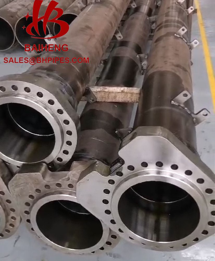 length 18 meter size 220*250 honing pipes hydraulic pipe for Sany company