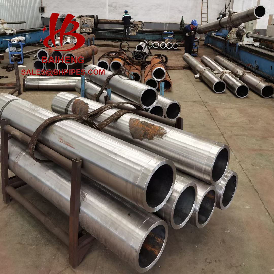 CK45 1045 big turning and boring steel pipes1
