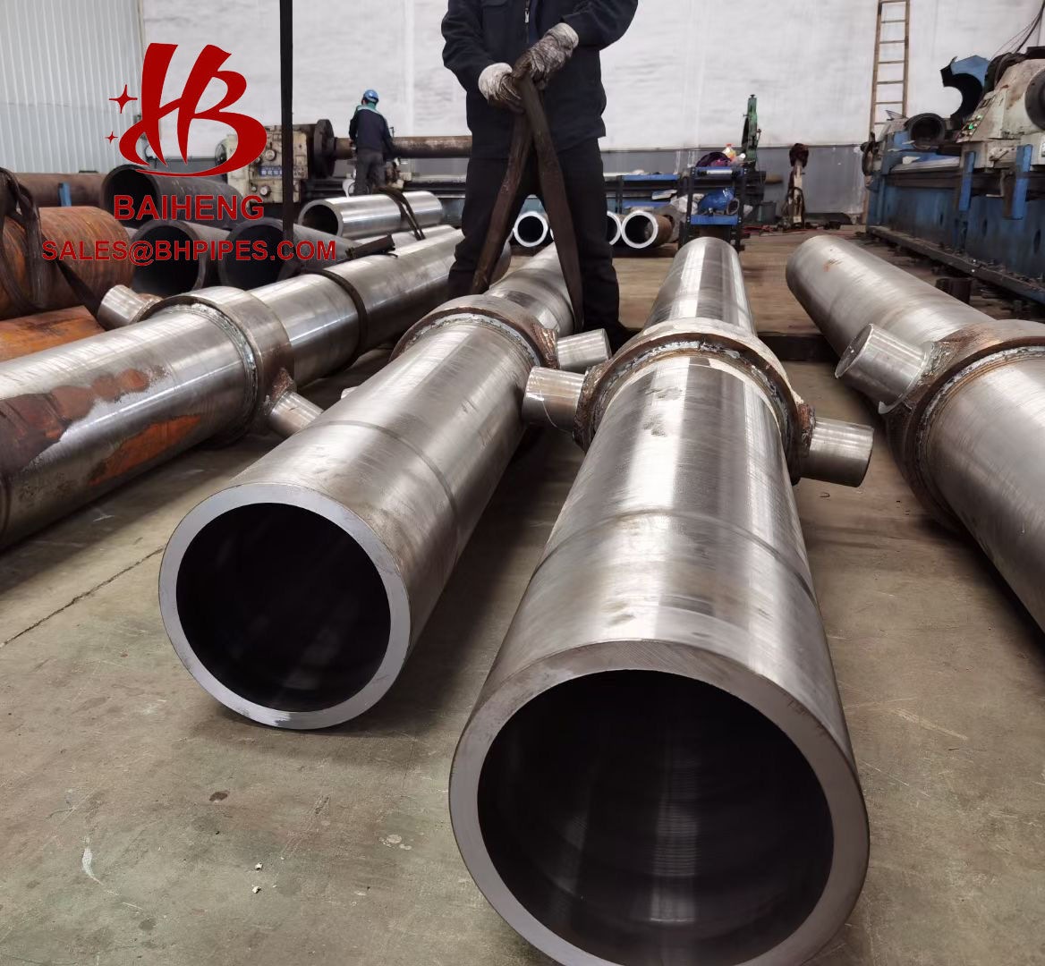 OD 1600mm and ID 1450mm big size honed tubes for cylinders turning and boring tubes honing pipe3