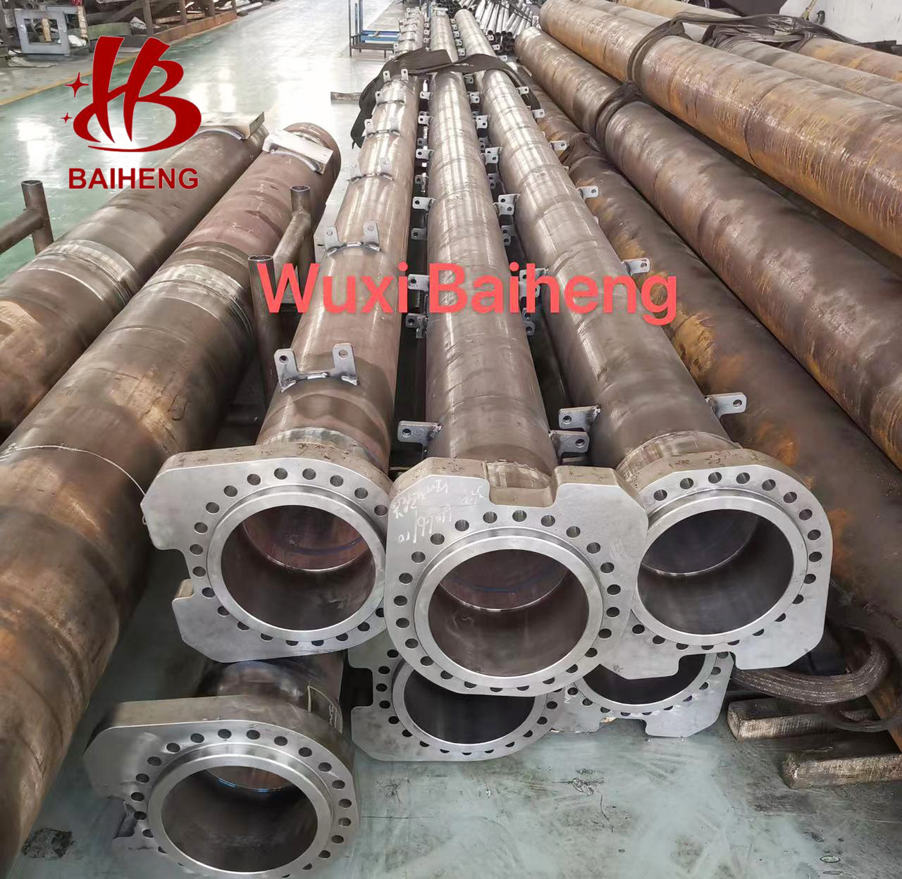 16.5 meter length hydraulic cylinder tubes for Sany group forTelescopic cylinder barrel of 1600 ton crane1