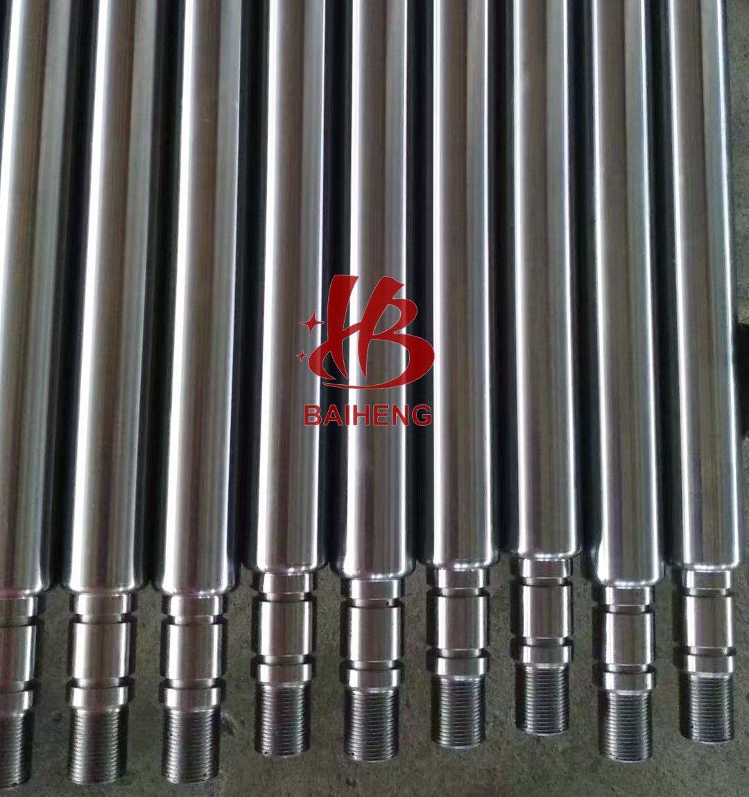 1045 threading and machined custom chrome plated shaft piston rod1