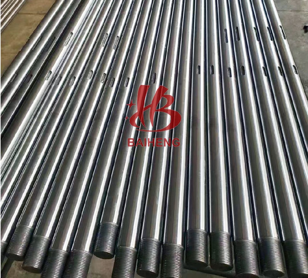 42CrMo chrome plated shafts with thread and holes piston rods