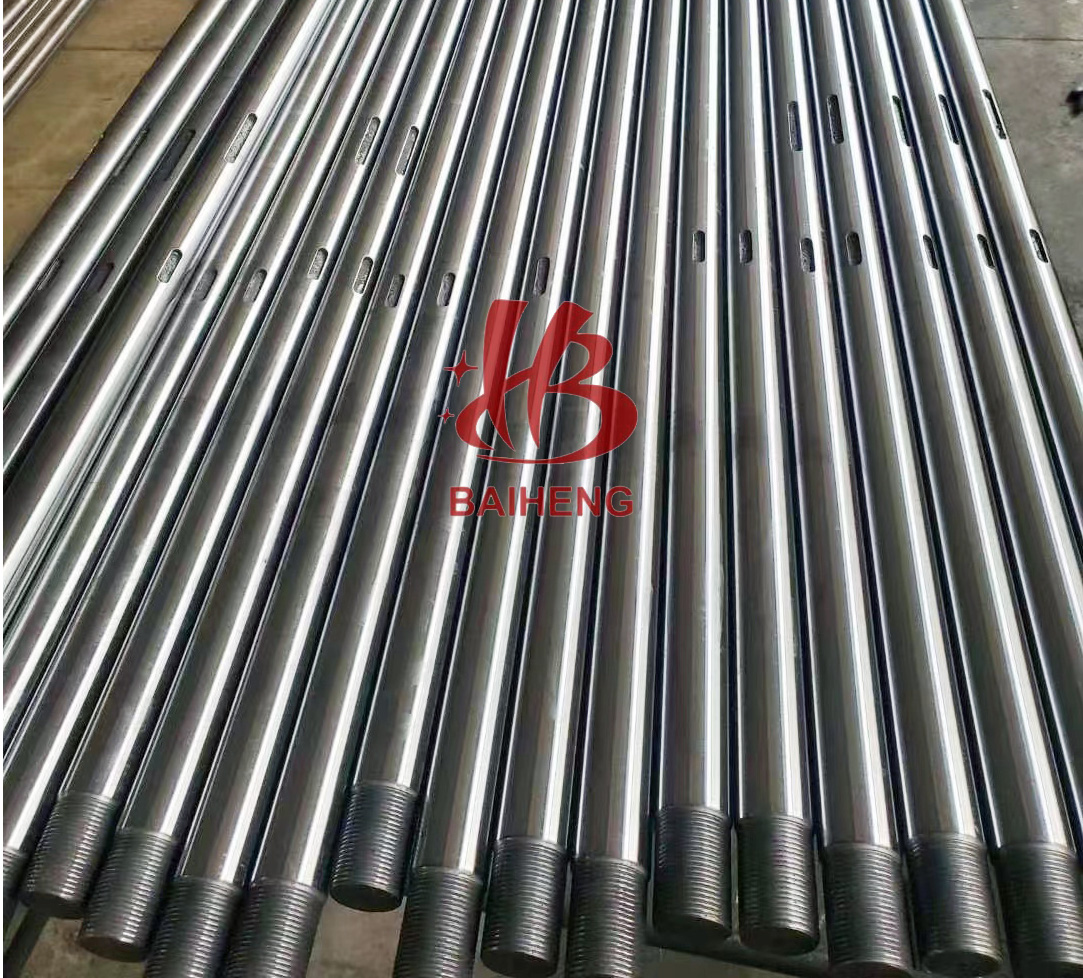 42CrMo chrome plated shafts with thread and holes piston rods1